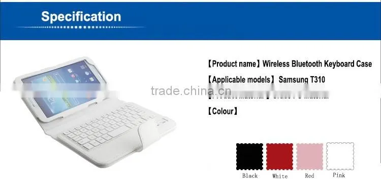 Fashion design arabic keyboard for android tablets Samsung TAB3 8.0inch T310-SA08B