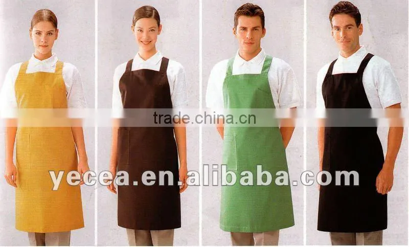 HOT selled unisex resturant chef and waiter apron uniform