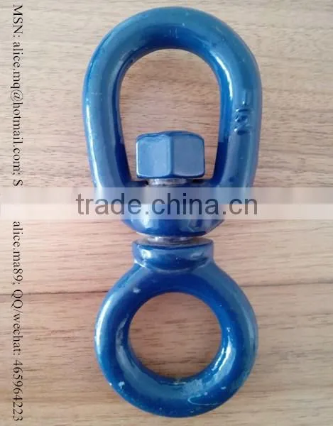 drop forged steel double eye chain swivel U.S. type G402,lifting link chain swivel