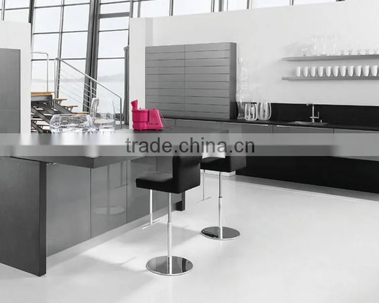 Kitchen cabinet high gloss lacquer and grey lacquer kitchen cabinet