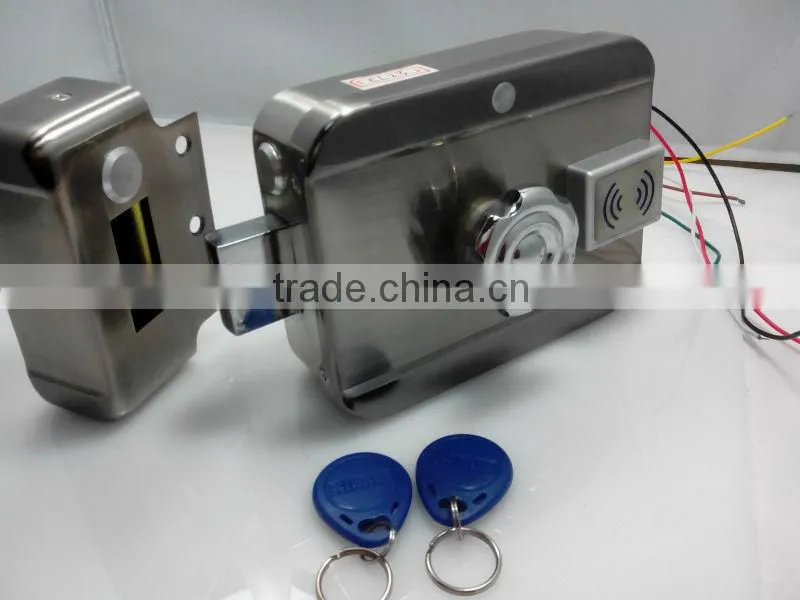 Remote control door lock for outside door lock