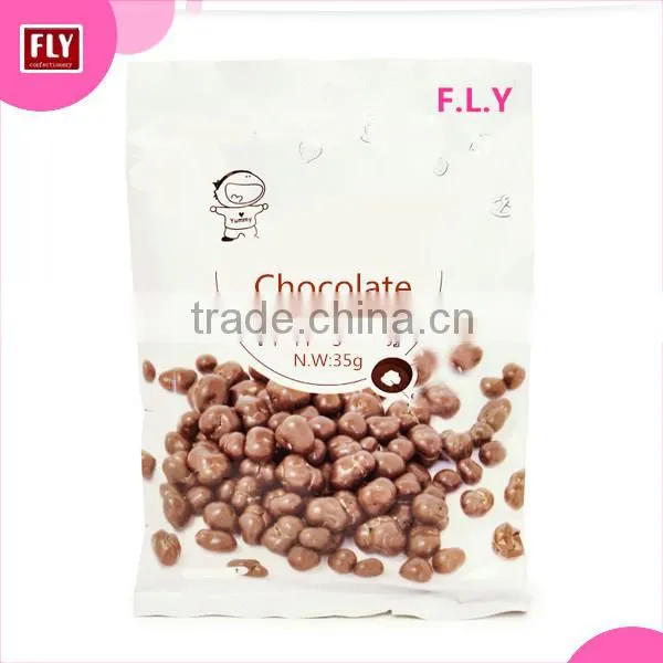 popping candy coated dark chocolate