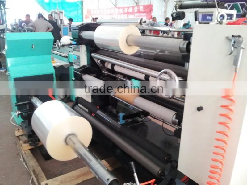 Automatic Vertical PE PET PVC film slitting machine