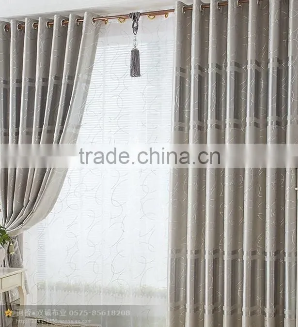 Foil blackout curtain fabric, red stripe curtain fabirc, kitchen curtain and valances