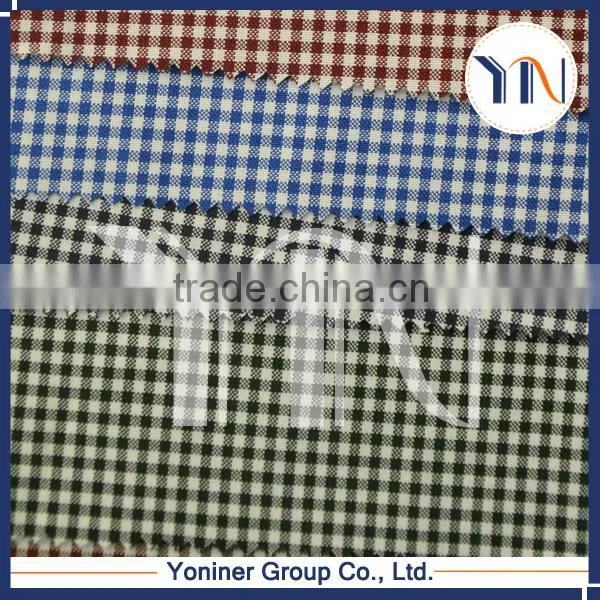 blue minimatt check checks curtain checks yarn blackout fabric for hotel