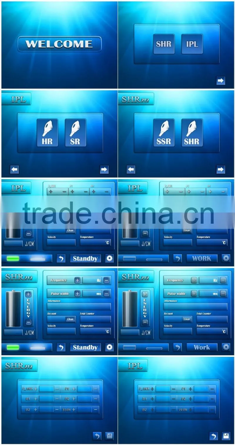 3000W Big Power !!! Fast Permanent hair removal ipl equipment / ipl shr laser