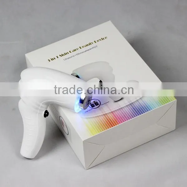 PDT microcurrent ultrasound physical therapy for acne treatment