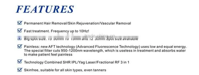 Multifunctional Elight IPL RF Nd Yag Laser Tattoo Removal Hair Removal Beauty Salon