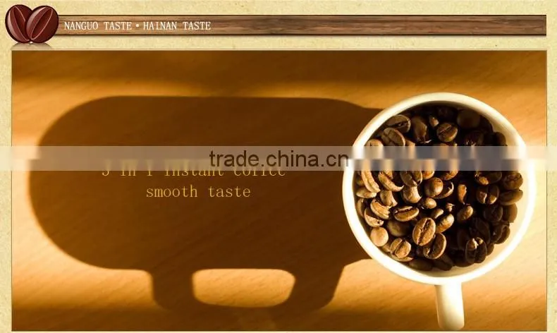 Hot coffee drink 3 in 1coconut milk coffee Powder 340g