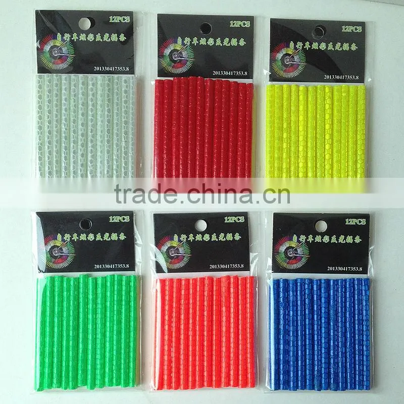 colored reflective bicycle decorative stickers for DIY