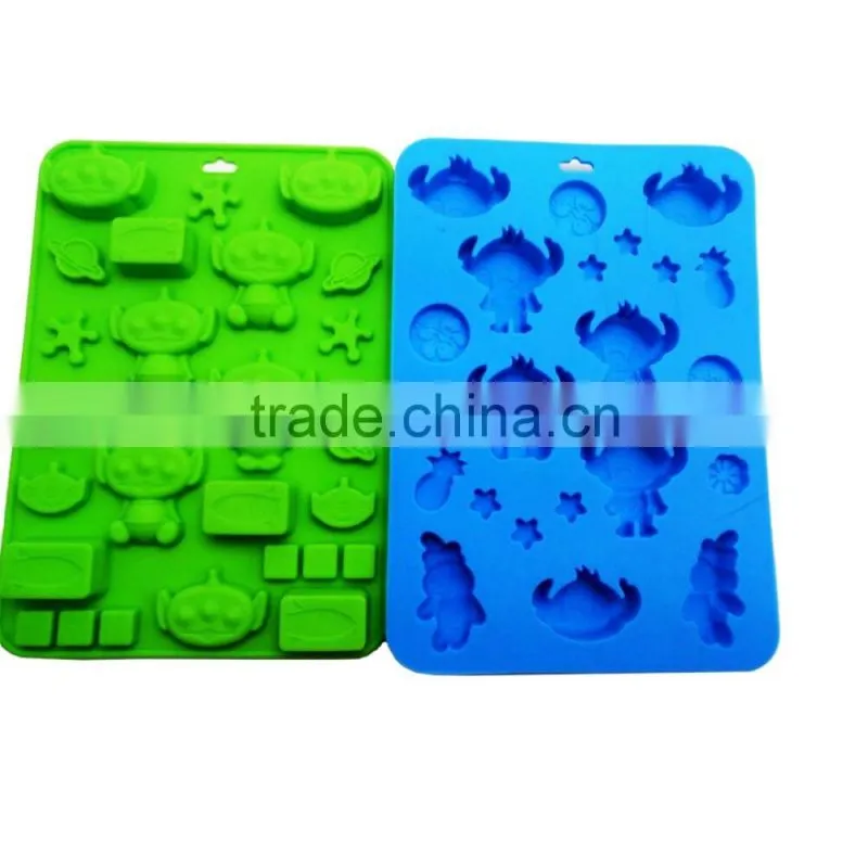 Silicone bat shape ice cube tray fancy ice cube tray