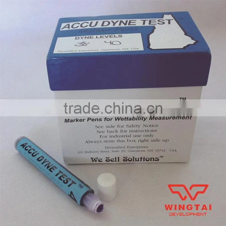 American ACCU Film Surface Tesion Dyne Test Pen