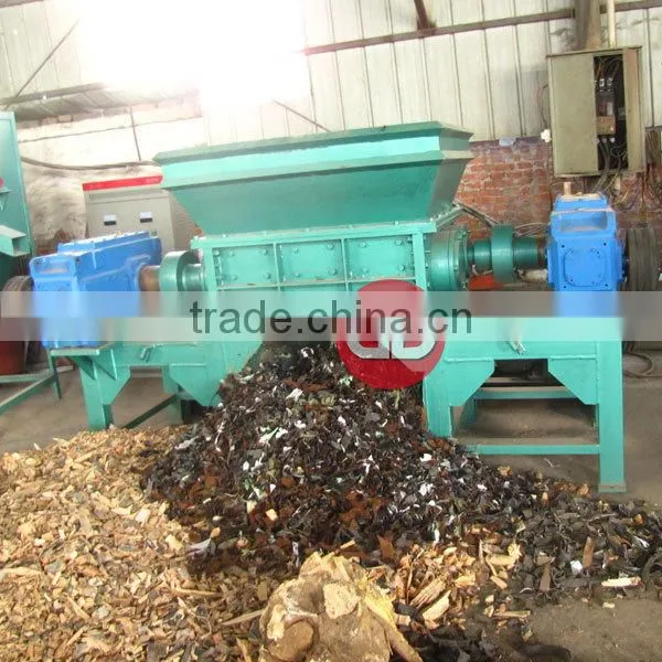 Widely used complete models double shaft home wood shredder