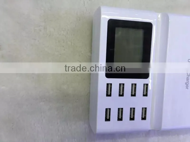 8 ports extension socket usb power strip sockets with LED light