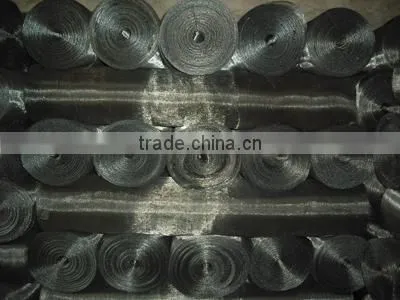 Black wire mesh/Mild steel wire mesh/Black wire cloth(Professional Factory)