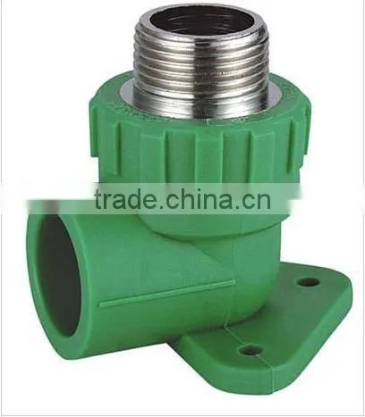 ppr fittings male elbow with plate