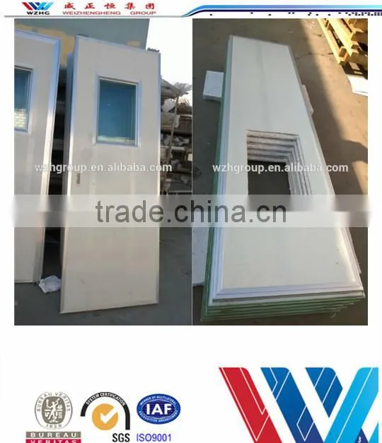 sandwich panel eps sandwich panel door/ eps foam aluminum sandwich panel door for Oman Yemen Georgia Armenia AzerbaijanTurkey