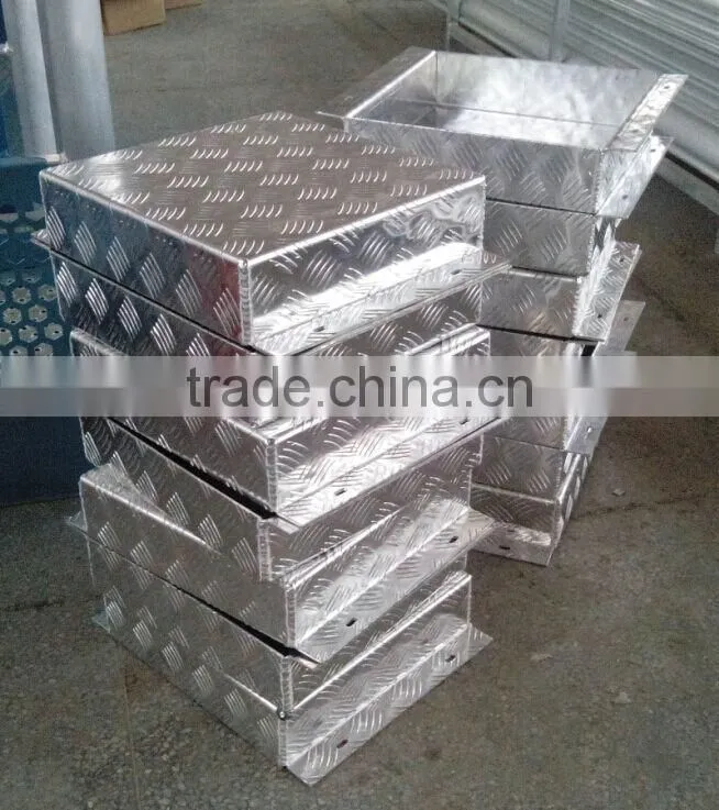 Aluminum perforated sheet box, good quality, antislip material box, kit box tool