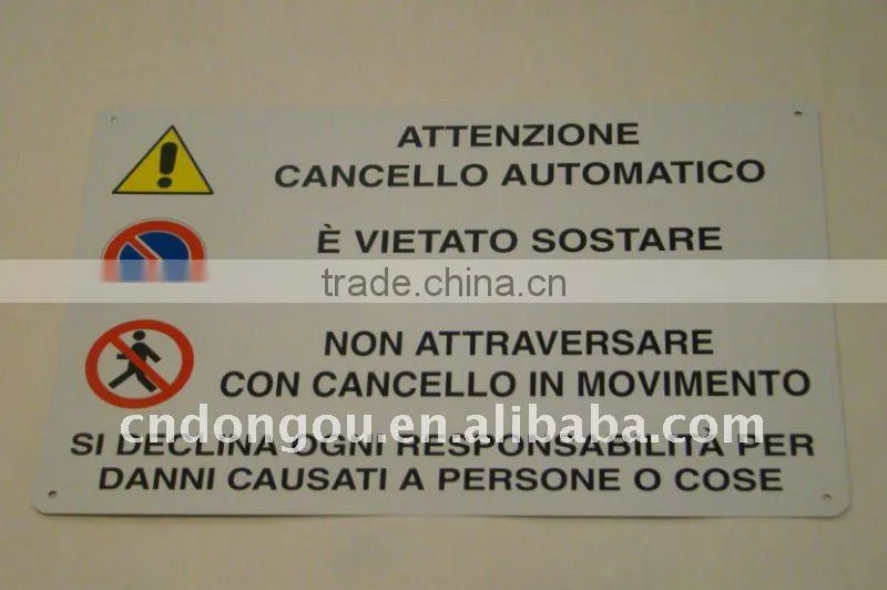 Forbidden Safety Warning signs
