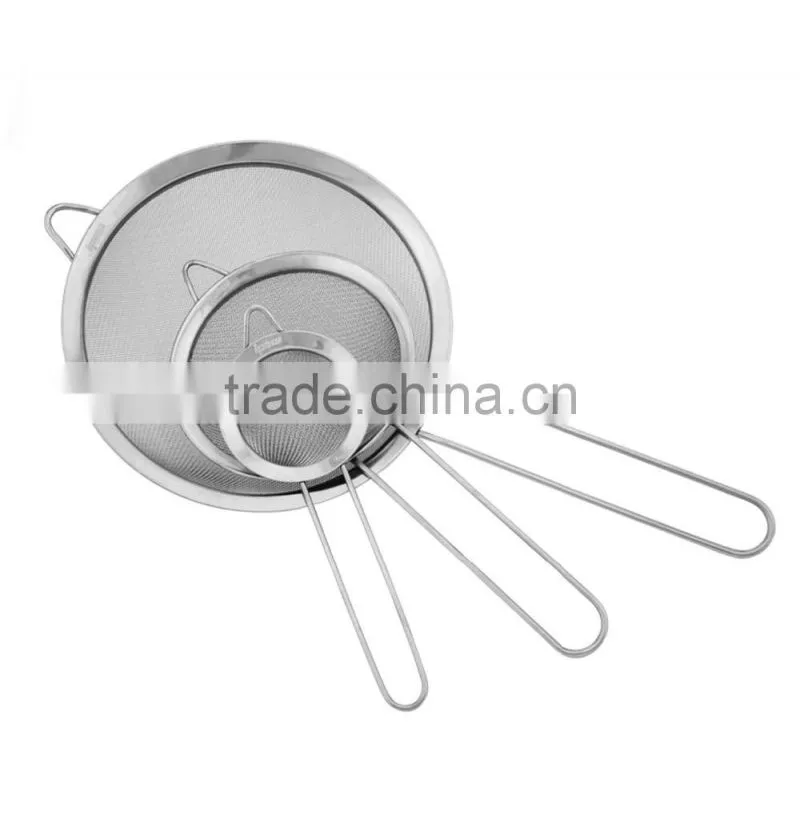 Food Strainer Set Fine Stainless Steel Fine Mesh Strainers, Colanders