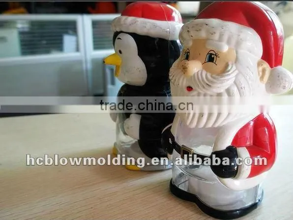 OEM Blow Molding Plastic Big Santa Claus Dolls Christmas Toys Snowman 3d Doll For Sale