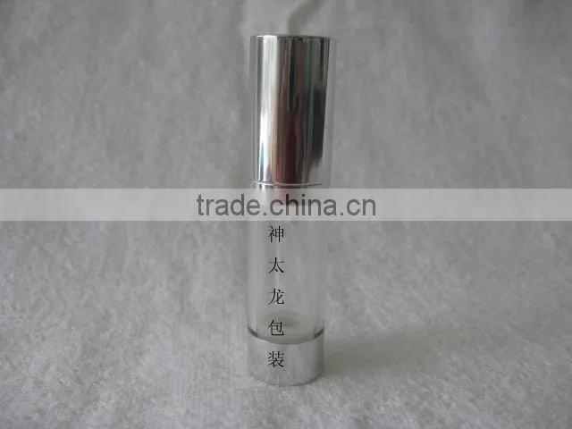 AS airless bottles aluminioum lid 15ml and 50ml