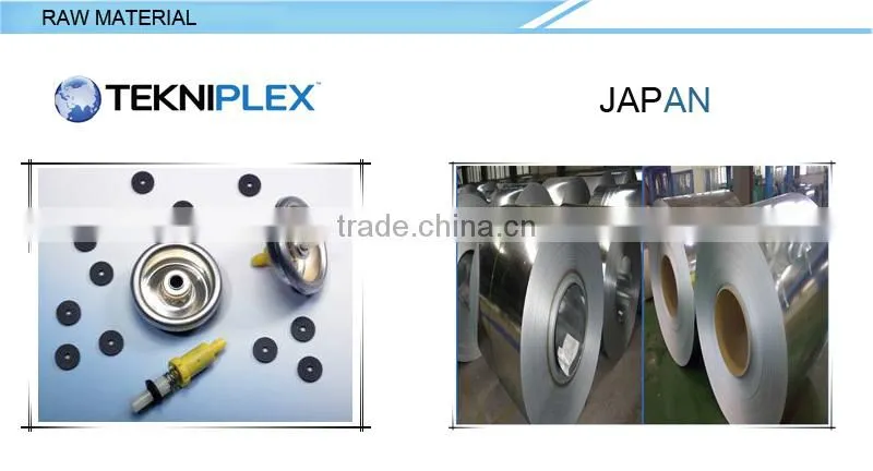 Gas aerosol valve for butane gas