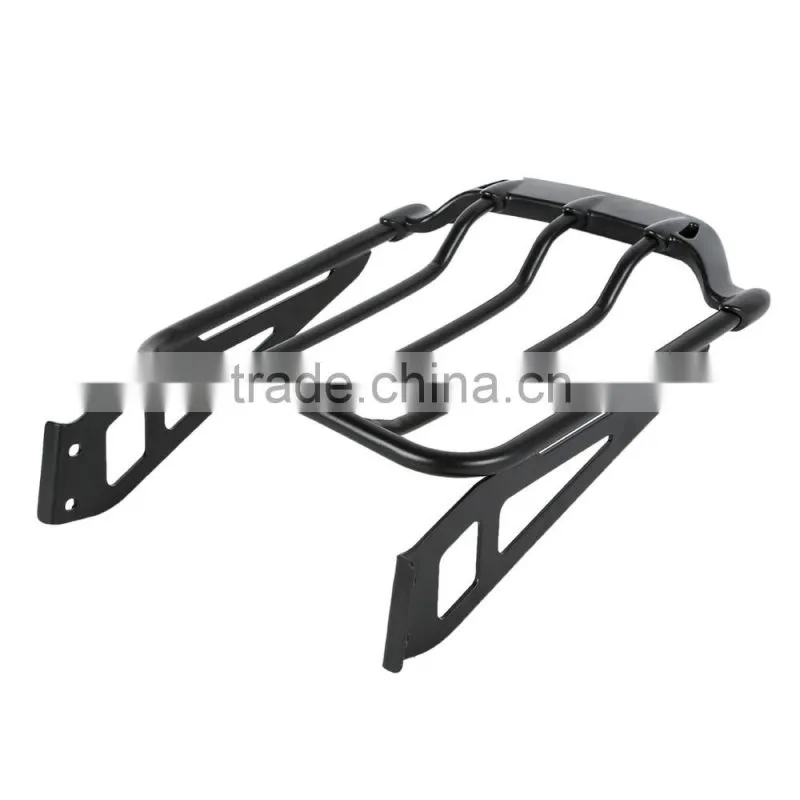 Air Wing Two-Up Gloss Luggage Rack For Softial FLSTF FXST FXSTB