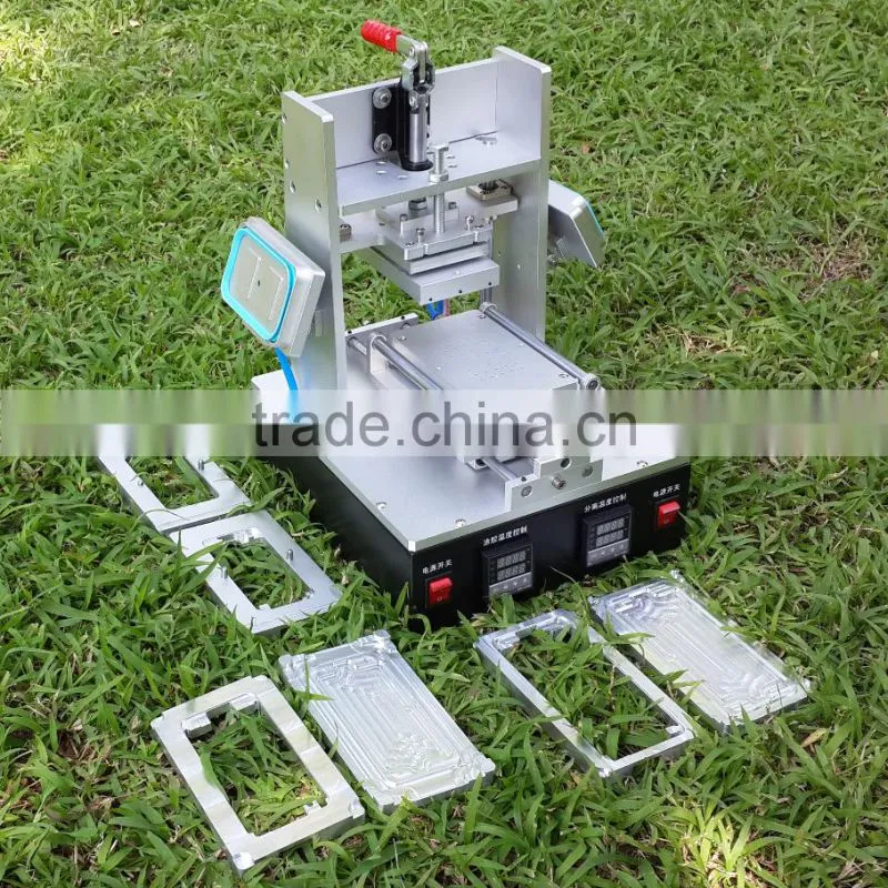 110V-220V bezel middle frame splite for samsung frame laminator for iphone, lcd glue remover vacuum lcd screen separator