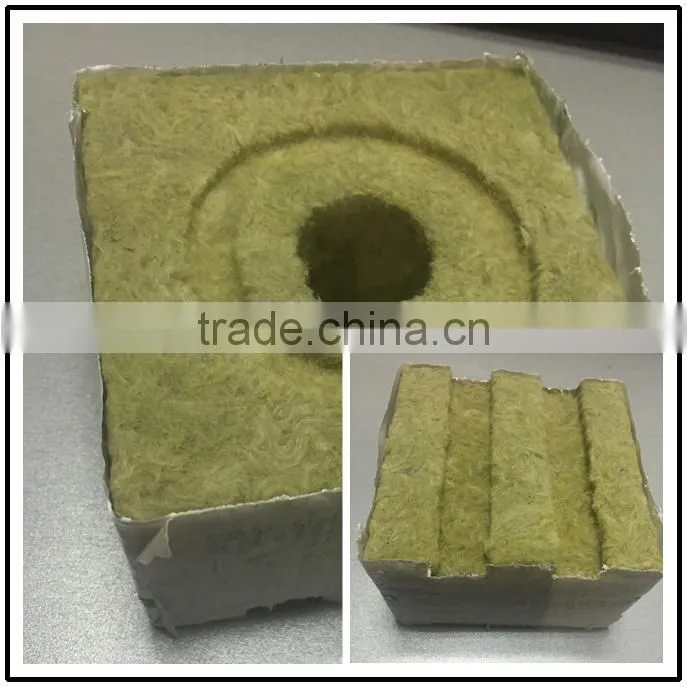 Rock wool cube for greenhouse hydroponic