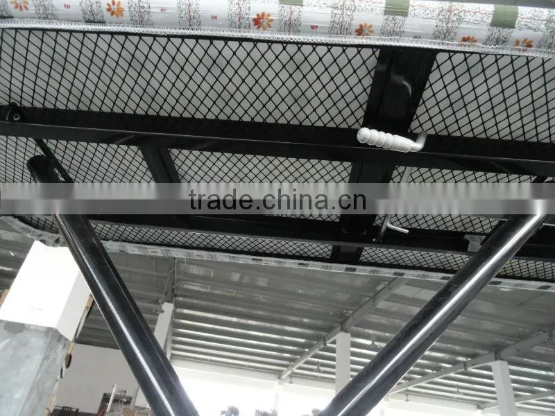 mesh folding ironing board with cloth rack