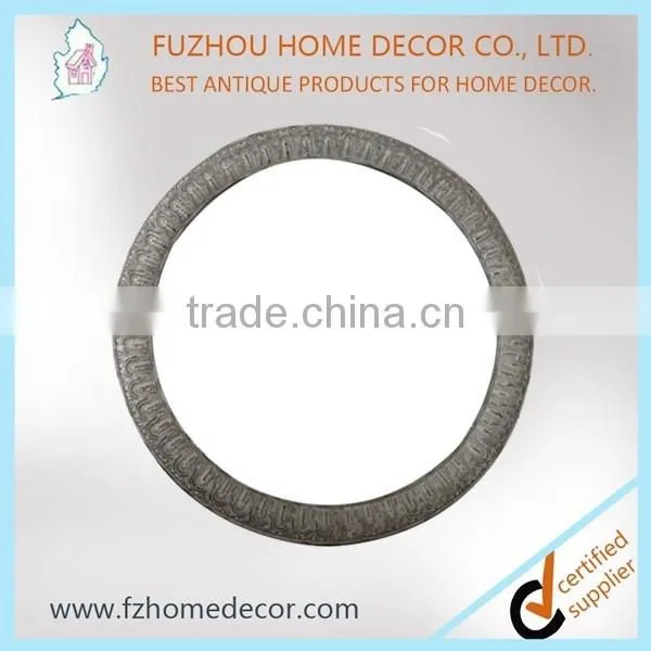Very fashion big size round metal shaving mirror frame/ ironing board mirror
