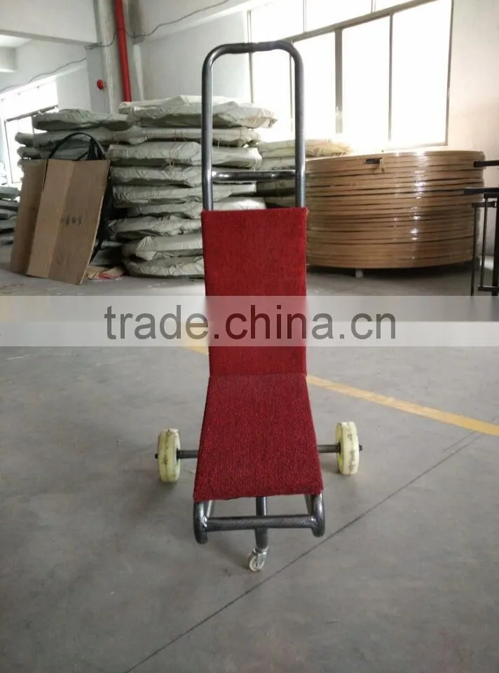 Durable stacking banquet chair trolley