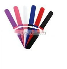 High Quality Cheap Custom Silicone Slap Bracelet