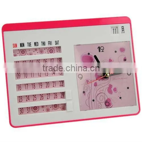 Supply creative fashion calendar time clock