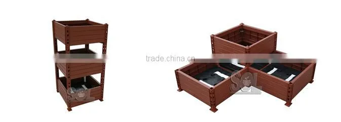 landscape products home decor raised garden bed plant pot for garden decoration
