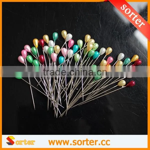 Wholesale Glass Pearl Head Quilting Pins,Round Shape Ball Pearl Head Pins