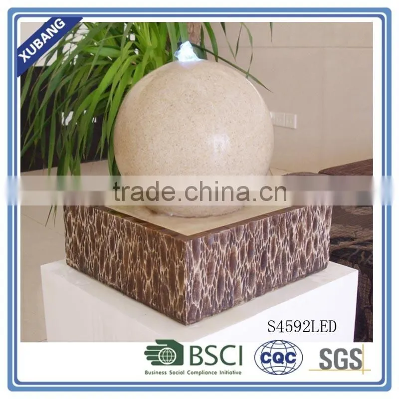 NEW 2016 wood water fountain sphere ball water fountain