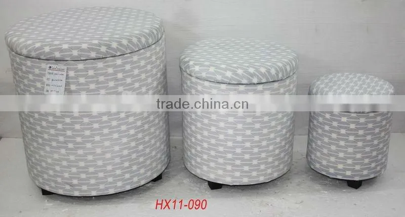 Storage seat stool sets