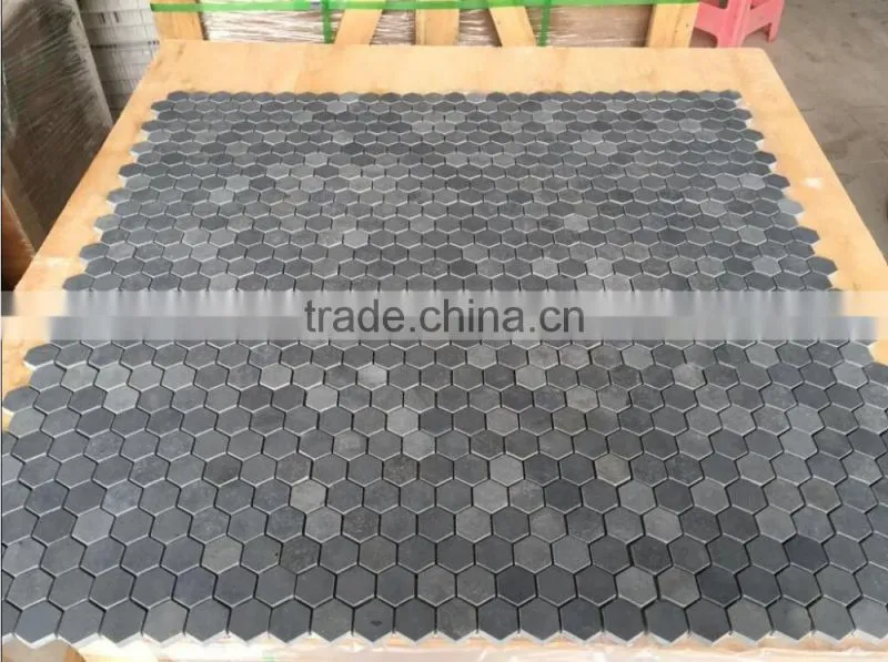 Bluestone Mosaic Tiles hexagon Mosaic Tile