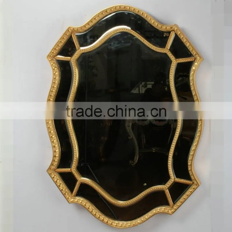Baroque Mirror Frame Irregular Bathroom Mirrors