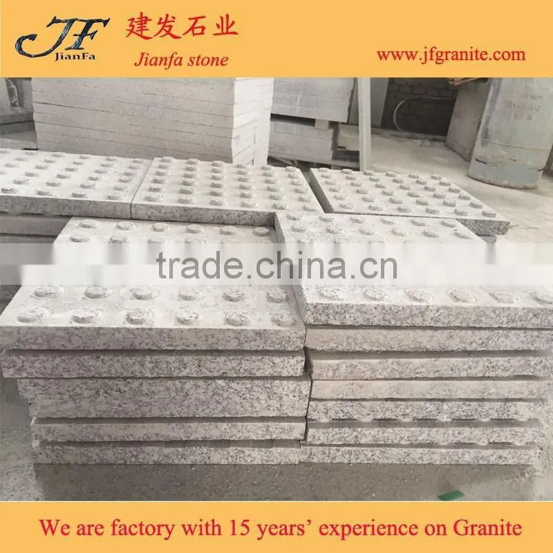 China Outdoor paving stone good price gray granite blind stone