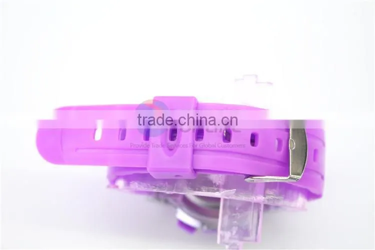 Purple women digital sport watch