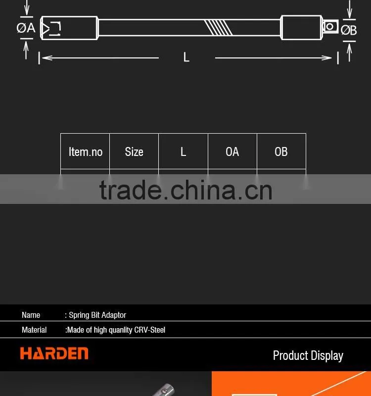 Professional 3/8" Spring Bit Adaptor