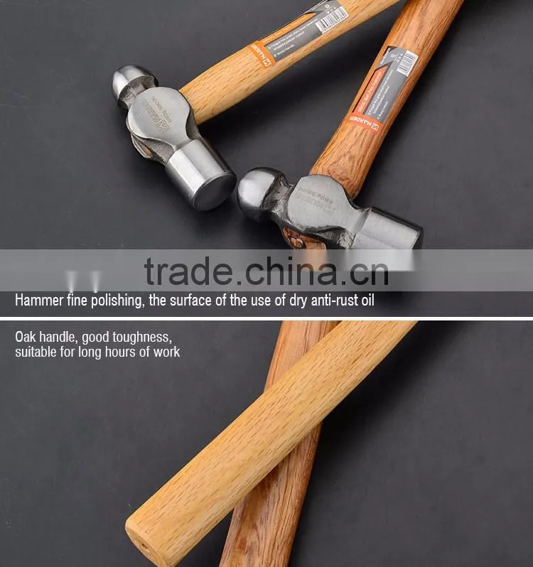 Professional Ball Peen Hammer Wood Handle
