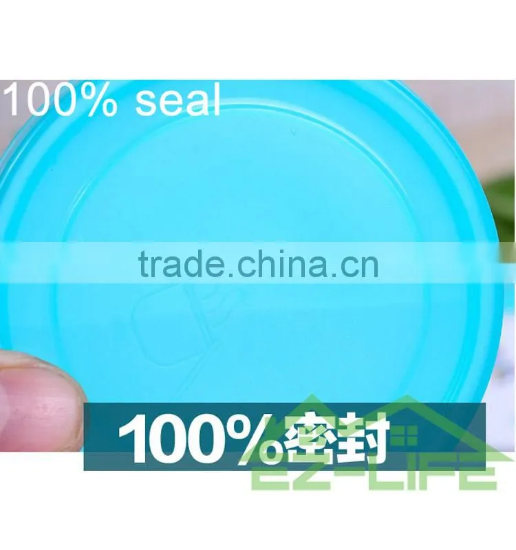 BPA free microwave safe food grade plastic kitchen food storage containers 3 pcs/set