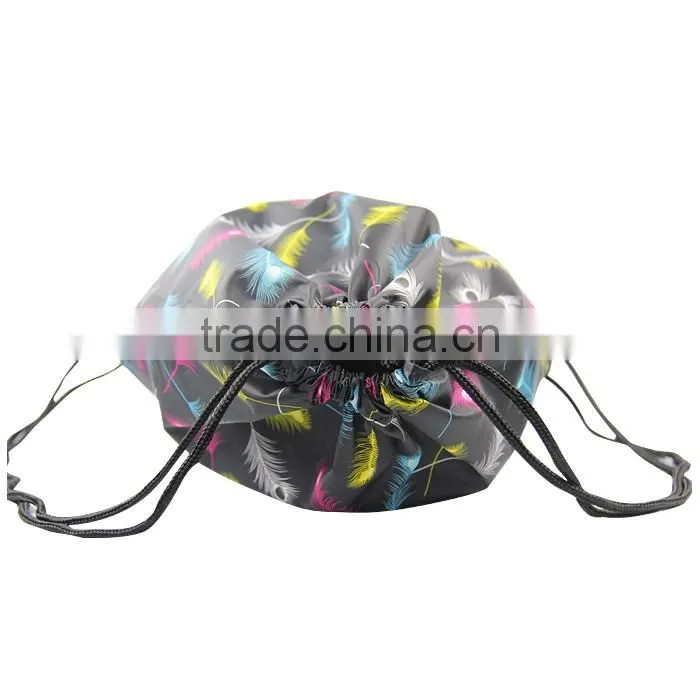Promotion drawstring snowman christmas bag