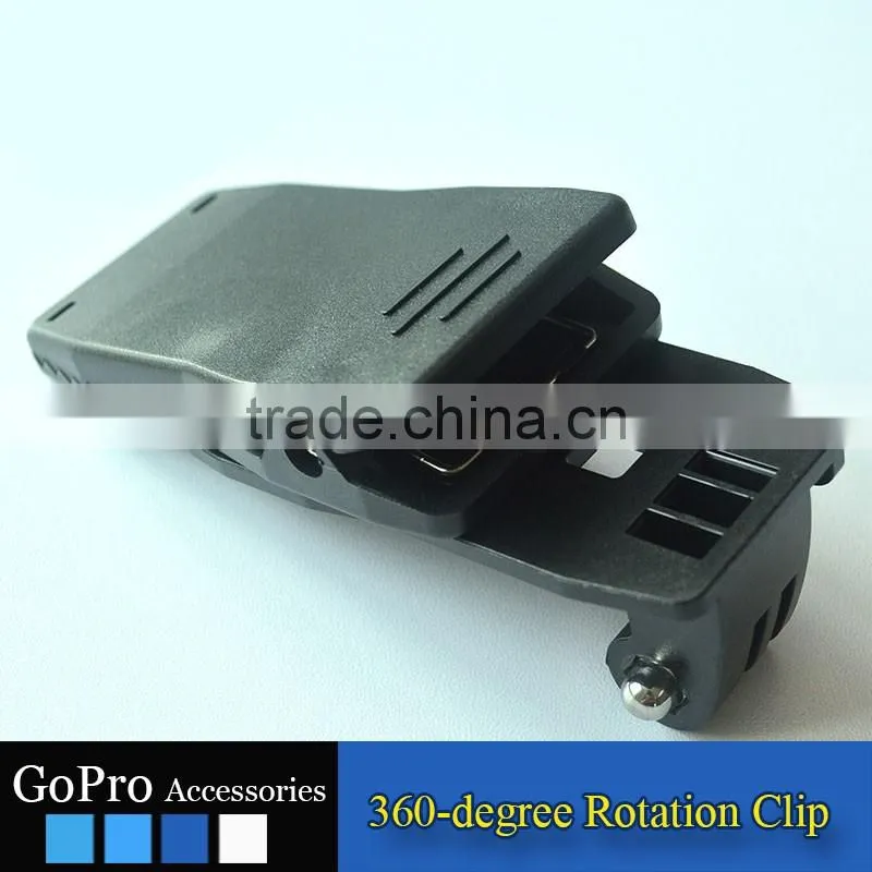 2016 New Wholesale GoPros 360 degree rotation clip for gopros heros 4 3 3+ GP06