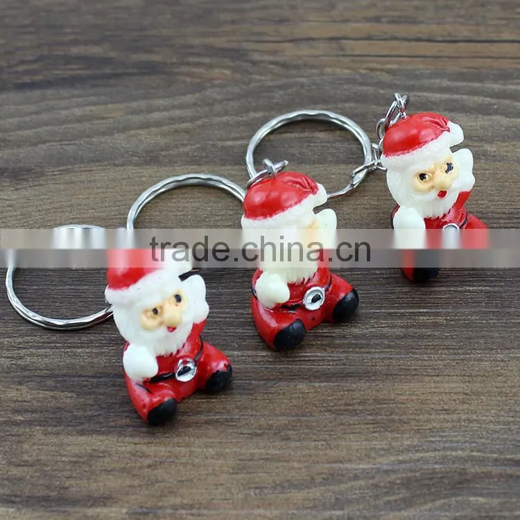 Santa Claus Key Chain Custom Key Chain Promotional Christmas Gifts Key Chain