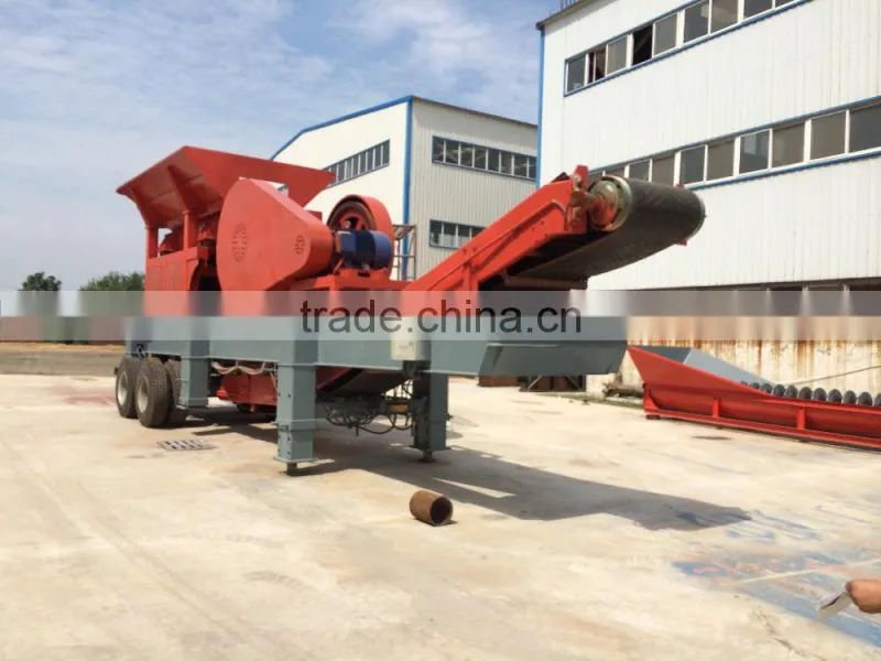 Convenient Hauling Portable Crushing Plant for Limestone Processing